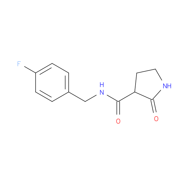 N-(4-Fluorobenzyl)-2-oxopyrrolidine-3-carboxamide