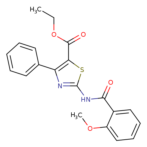 ethyl 2-(2-methoxybenzamido)-4-phenyl-1,3-thiazole-5-carboxylate