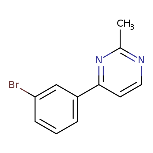4-(3-Bromophenyl)-2-methylpyrimidine