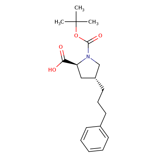 (2S,4R)-1-(tert-Butoxycarbonyl)-4-(3-phenylpropyl)pyrrolidine-2-carboxylic acid