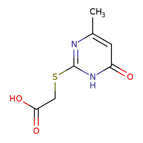 2-((4-Methyl-6-oxo-1,6-dihydropyrimidin-2-yl)thio)acetic acid