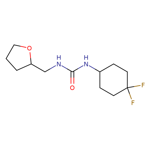 1-(4,4-difluorocyclohexyl)-3-[(oxolan-2-yl)methyl]urea