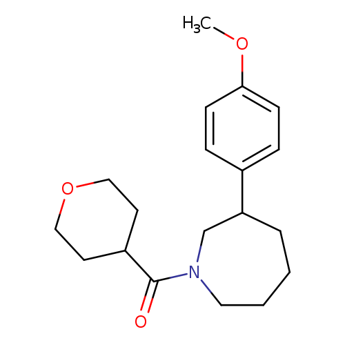 3-(4-methoxyphenyl)-1-(oxane-4-carbonyl)azepane