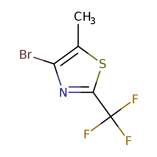 4-bromo-5-methyl-2-(trifluoromethyl)-1,3-thiazole