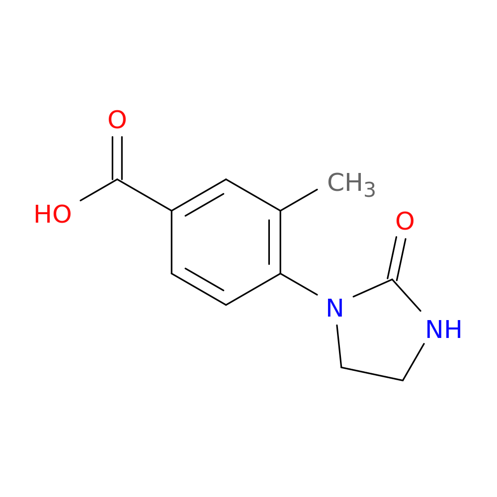 3-Methyl-4-(2-oxoimidazolidin-1-yl)benzoic Acid