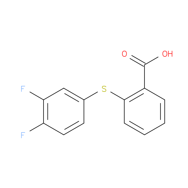 2-[(3,4-difluorophenyl)sulfanyl]benzoic acid