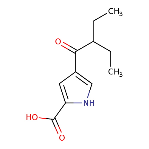 4-(2-ethylbutanoyl)-1H-pyrrole-2-carboxylic acid