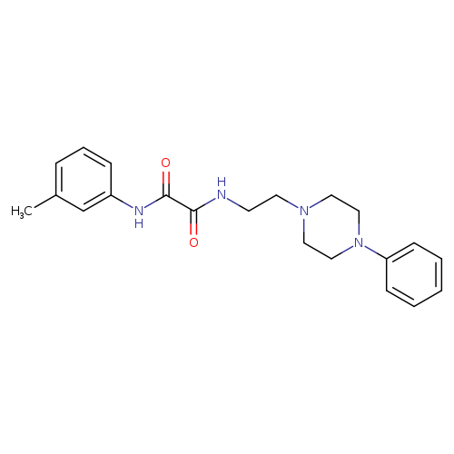 N'-(3-methylphenyl)-N-[2-(4-phenylpiperazin-1-yl)ethyl]ethanediamide