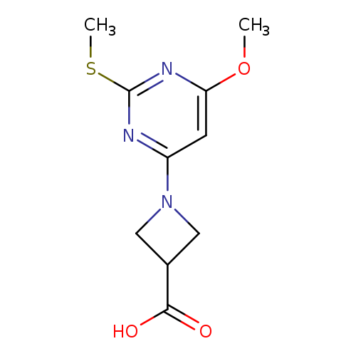 1-(6-Methoxy-2-methylsulfanyl-pyrimidin-4-yl)-azetidine-3-carboxylic acid