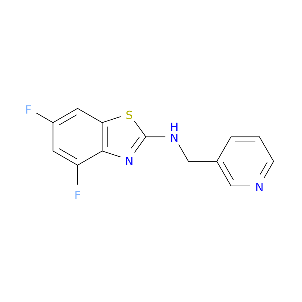 4,6-Difluoro-N-(pyridin-3-ylmethyl)-1,3-benzothiazol-2-amine
