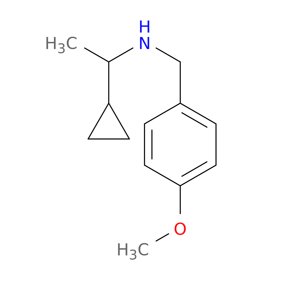 (1-cyclopropylethyl)[(4-methoxyphenyl)methyl]amine