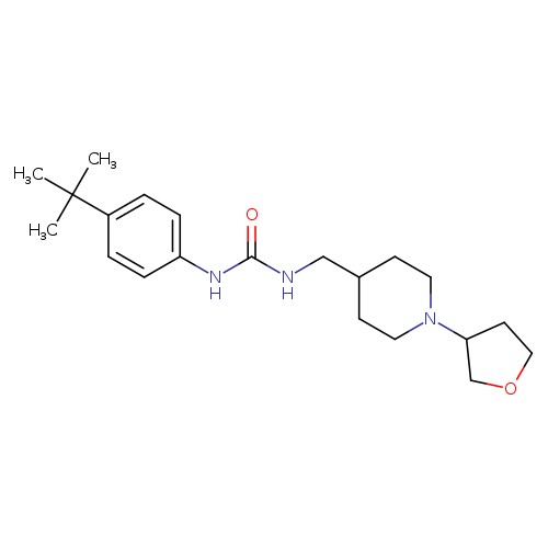 3-(4-tert-butylphenyl)-1-{[1-(oxolan-3-yl)piperidin-4-yl]methyl}urea