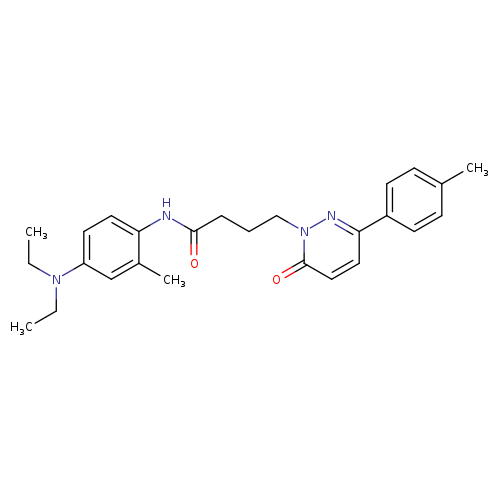 N-[4-(diethylamino)-2-methylphenyl]-4-[3-(4-methylphenyl)-6-oxo-1,6-dihydropyridazin-1-yl]butanamide