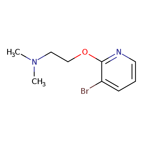 (2-[(3-bromopyridin-2-yl)oxy]ethyl)dimethylamine