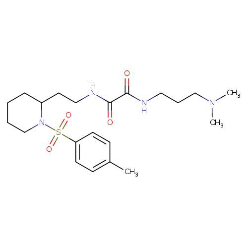 N-[3-(dimethylamino)propyl]-N'-{2-[1-(4-methylbenzenesulfonyl)piperidin-2-yl]ethyl}ethanediamide