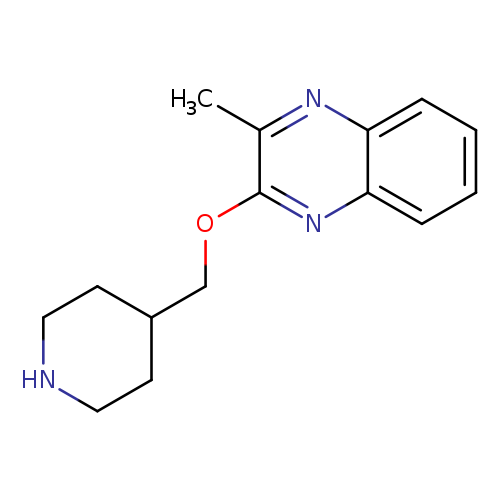 2-methyl-3-[(piperidin-4-yl)methoxy]quinoxaline