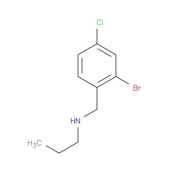 [(2-bromo-4-chlorophenyl)methyl](propyl)amine