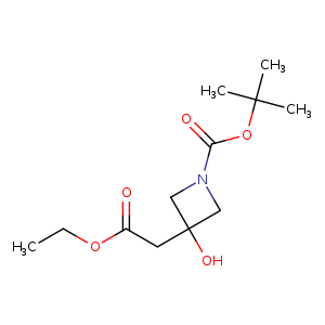 Tert-Butyl 3-(2-Ethoxy-2-Oxoethyl)-3-Hydroxyazetidine-1-Carboxylate