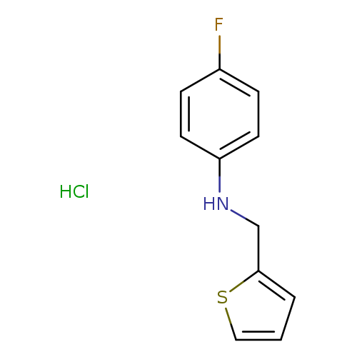 4-fluoro-N-(thiophen-2-ylmethyl)aniline hydrochloride