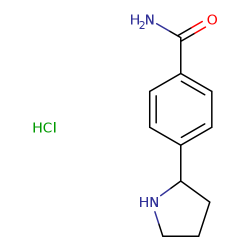 4-(pyrrolidin-2-yl)benzamide hydrochloride