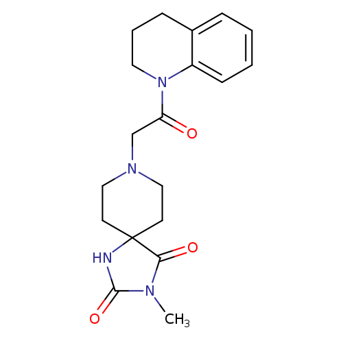 3-methyl-8-[2-oxo-2-(1,2,3,4-tetrahydroquinolin-1-yl)ethyl]-1,3,8-triazaspiro[4.5]decane-2,4-dione