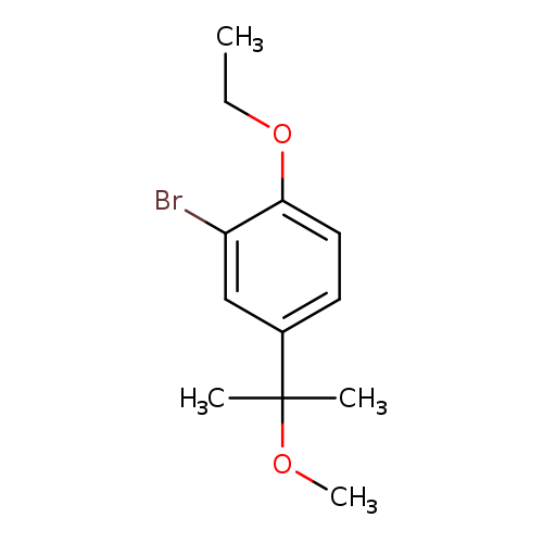 2-bromo-1-ethoxy-4-(1-methoxy-1-methyl-ethyl)benzene