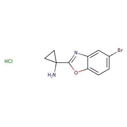 1-(5-bromo-1,3-benzoxazol-2-yl)cyclopropan-1-amine hydrochloride