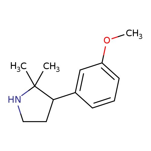 3-(3-methoxyphenyl)-2,2-dimethylpyrrolidine
