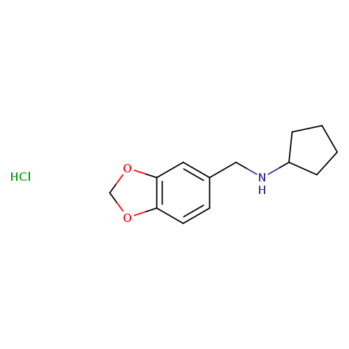 N-(Benzo[d][1,3]dioxol-5-ylmethyl)cyclopentanamine hydrochloride