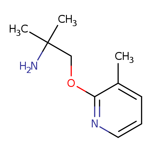 2-methyl-1-[(3-methylpyridin-2-yl)oxy]propan-2-amine