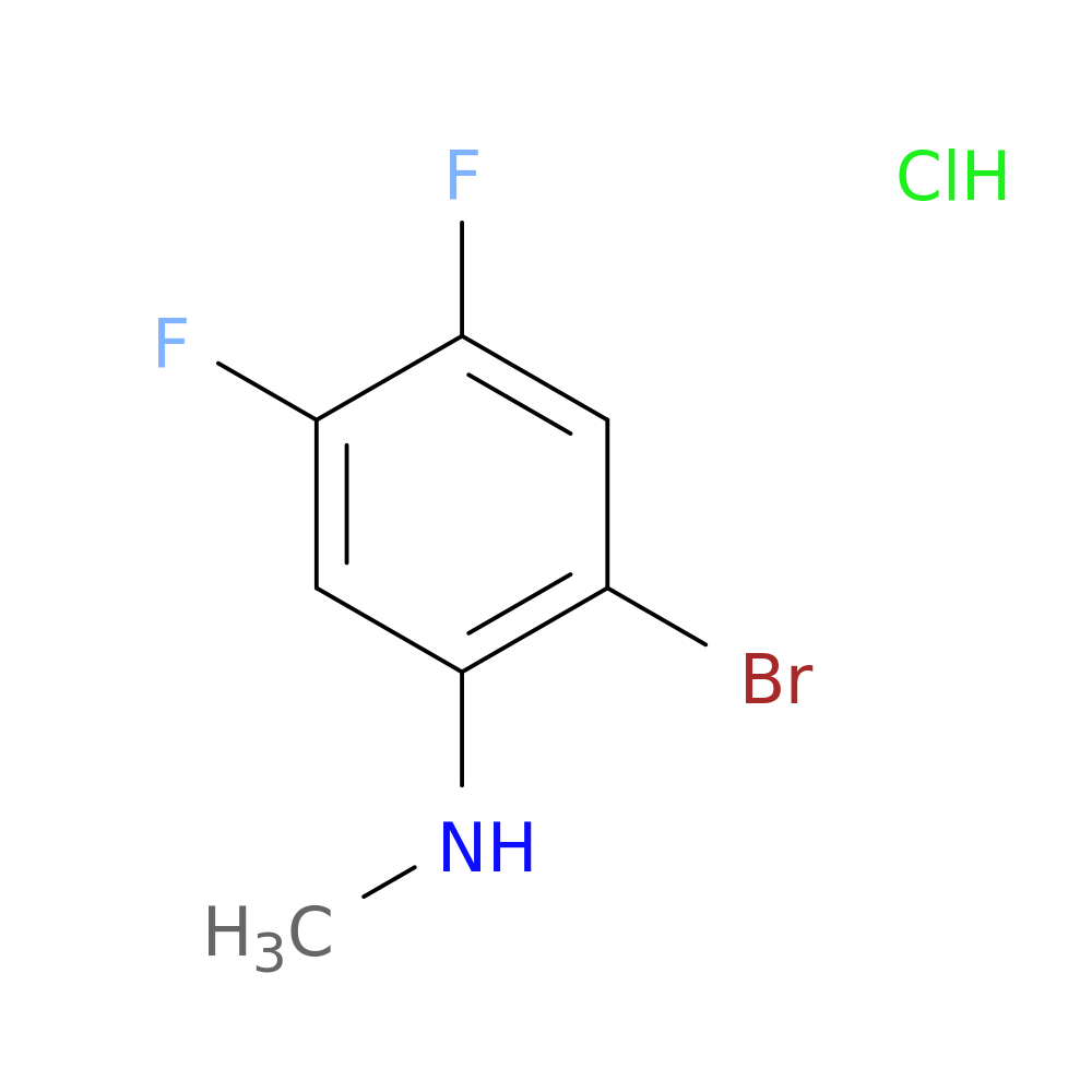 2-bromo-4,5-difluoro-N-methylaniline hydrochloride