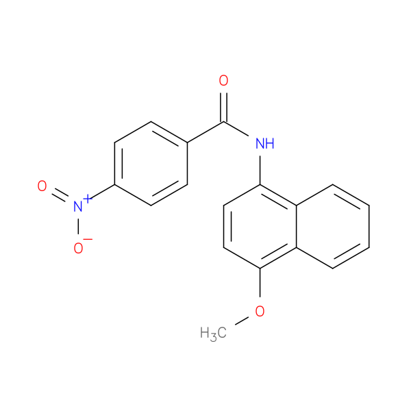 N-(4-methoxynaphthalen-1-yl)-4-nitrobenzamide
