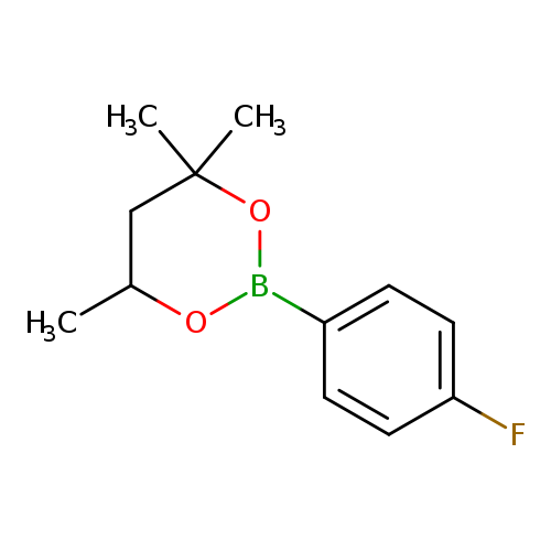 2-(4-fluorophenyl)-4,4,6-trimethyl-1,3,2-dioxaborinane