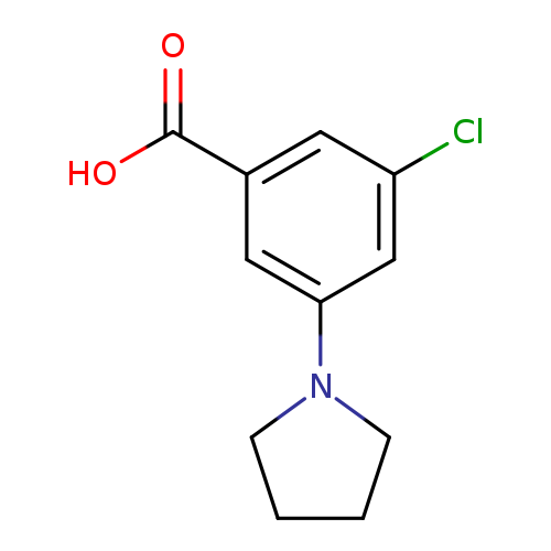 3-chloro-5-(pyrrolidin-1-yl)benzoic acid