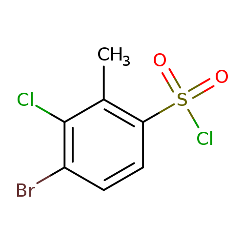 4-Bromo-3-chloro-2-methylbenzenesulfonyl chloride