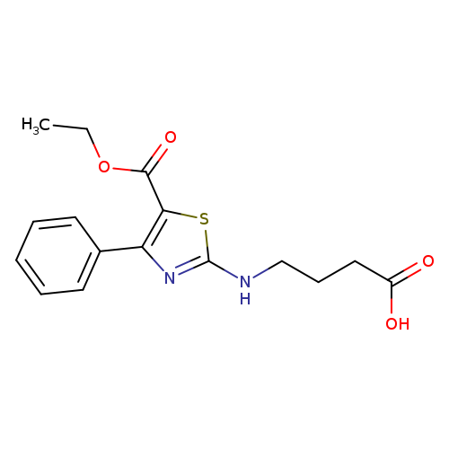 4-{[5-(ethoxycarbonyl)-4-phenyl-1,3-thiazol-2-yl]amino}butanoic acid
