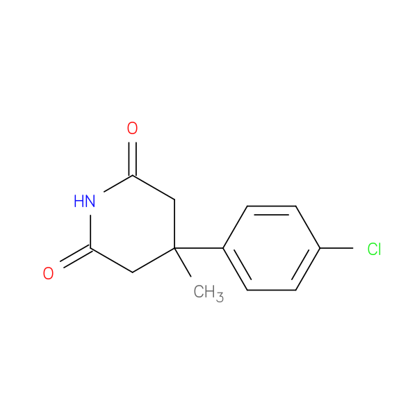 4-(4-chlorophenyl)-4-methylpiperidine-2,6-dione