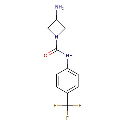 1-Azetidinecarboxamide, 3-amino-N-[4-(trifluoromethyl)phenyl]-