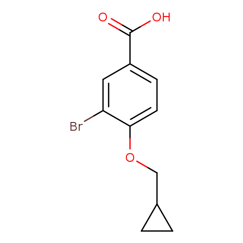 3-Bromo-4-(cyclopropylmethoxy)benzoic acid