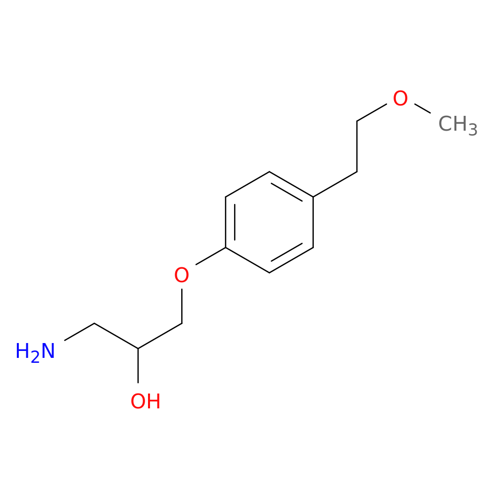 1-amino-3-[4-(2-methoxyethyl)phenoxy]propan-2-ol