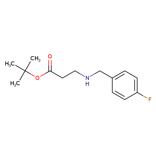 tert-butyl 3-{[(4-fluorophenyl)methyl]amino}propanoate