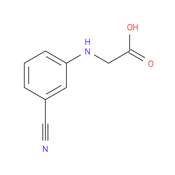 2-[(3-Cyanophenyl)amino]acetic Acid