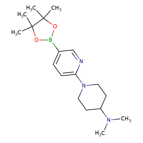 N,N-dimethyl-1-(5-(4,4,5,5-tetramethyl-1,3,2-dioxaborolan-2-yl)pyridin-2-yl)piperidin-4-amine