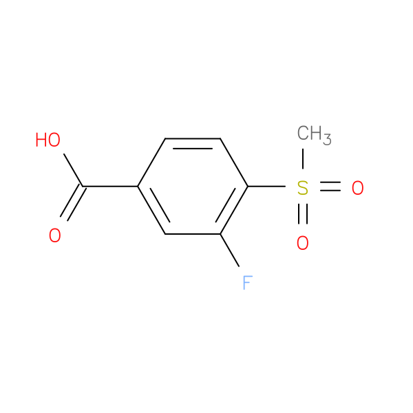 3-Fluoro-4-methylsulfonylbenzoic acid