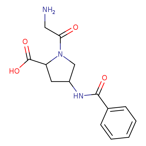 (2S,4R)-1-(2-Aminoacetyl)-4-benzamidopyrrolidine-2-carboxylic acid