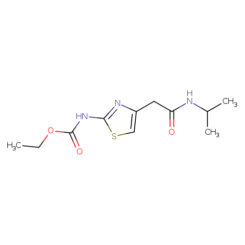 ethyl N-(4-{[(propan-2-yl)carbamoyl]methyl}-1,3-thiazol-2-yl)carbamate