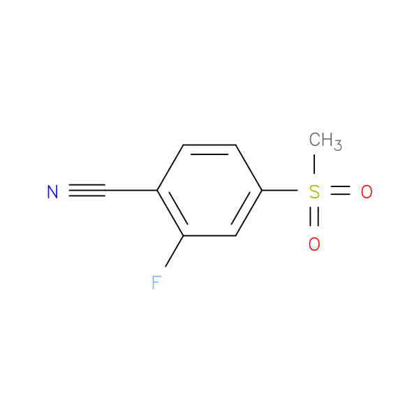 2-fluoro-4-methanesulfonylbenzonitrile