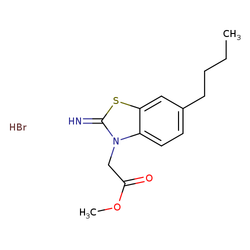 Methyl 2-(6-butyl-2-iminobenzo[d]thiazol-3(2H)-yl)acetate hydrobromide