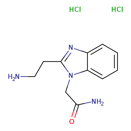2-[2-(2-aminoethyl)-1H-1,3-benzodiazol-1-yl]acetamidedihydrochloride