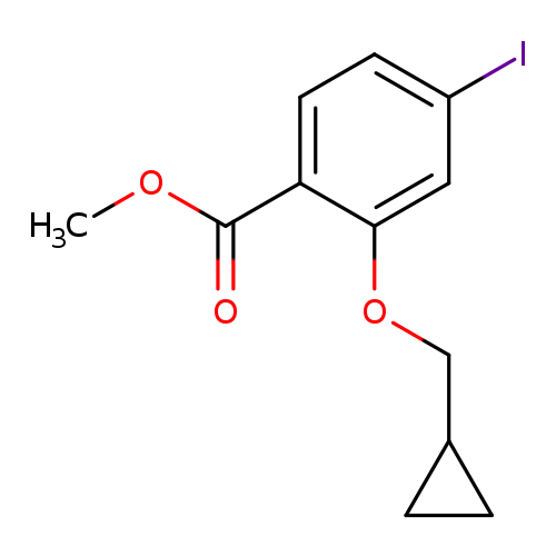 Methyl 2-(cyclopropylmethoxy)-4-iodobenzoate